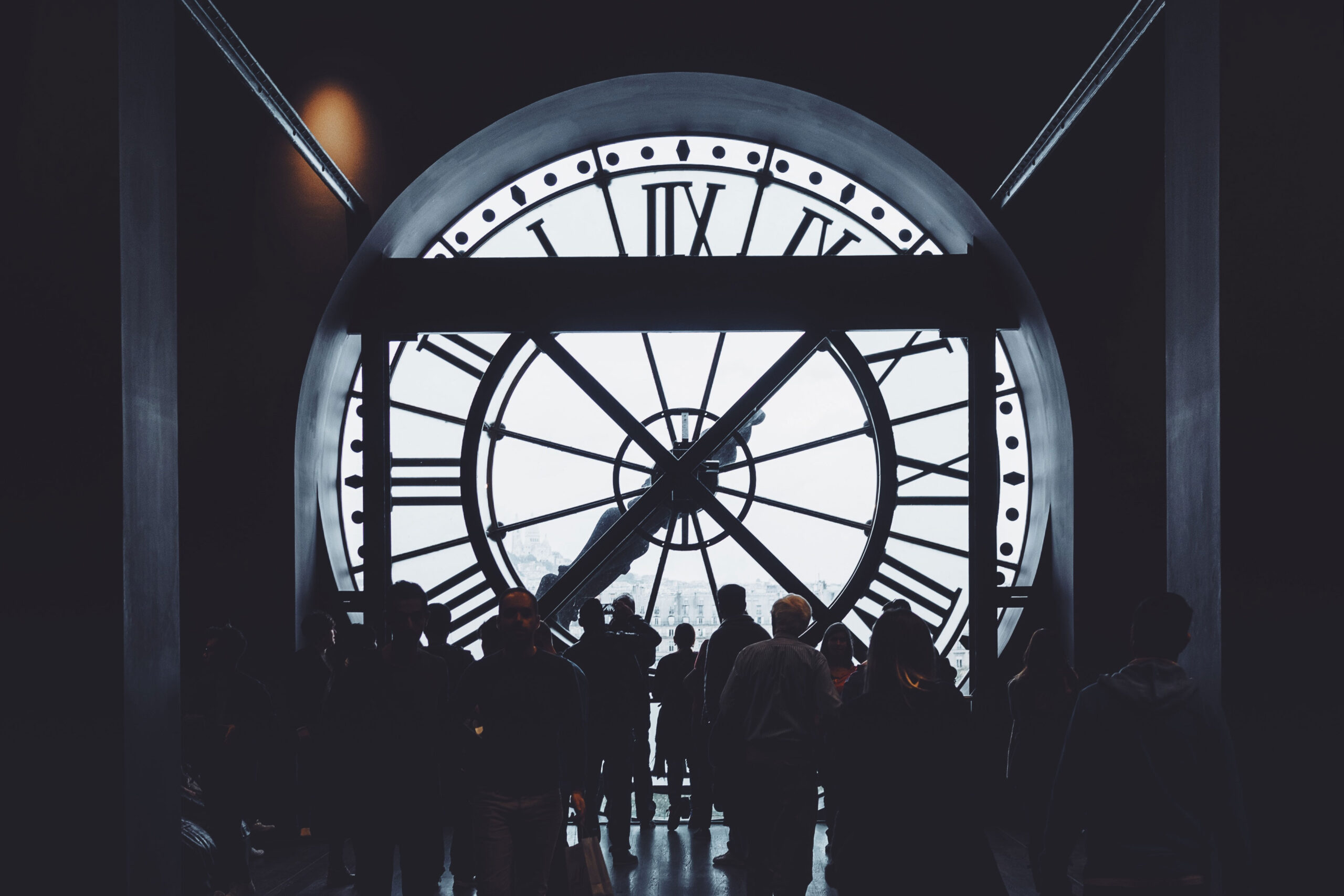 Clock at the Musée d'Orsay, Paris, France
