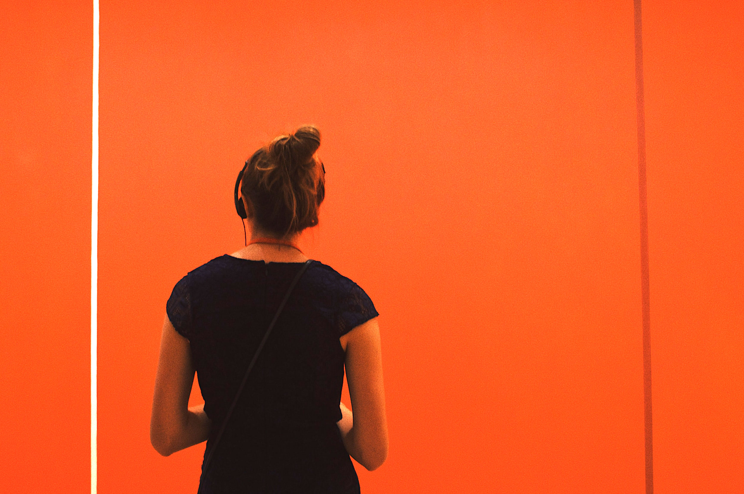 Woman at the MOMA in New York