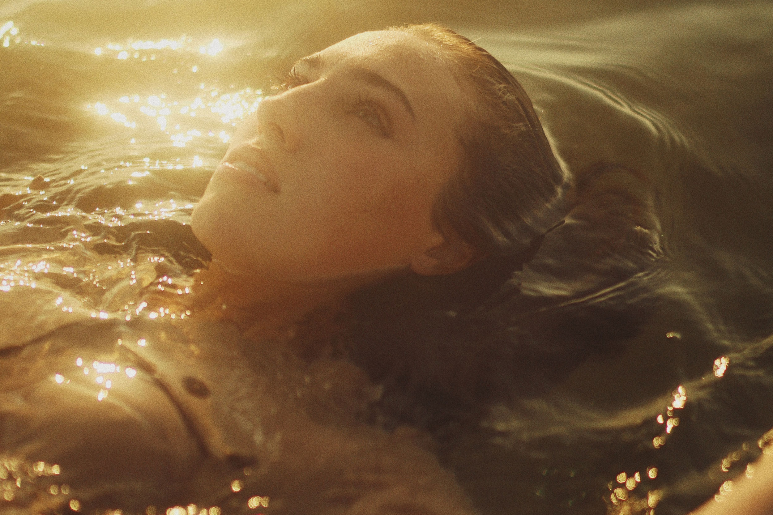 Woman in water