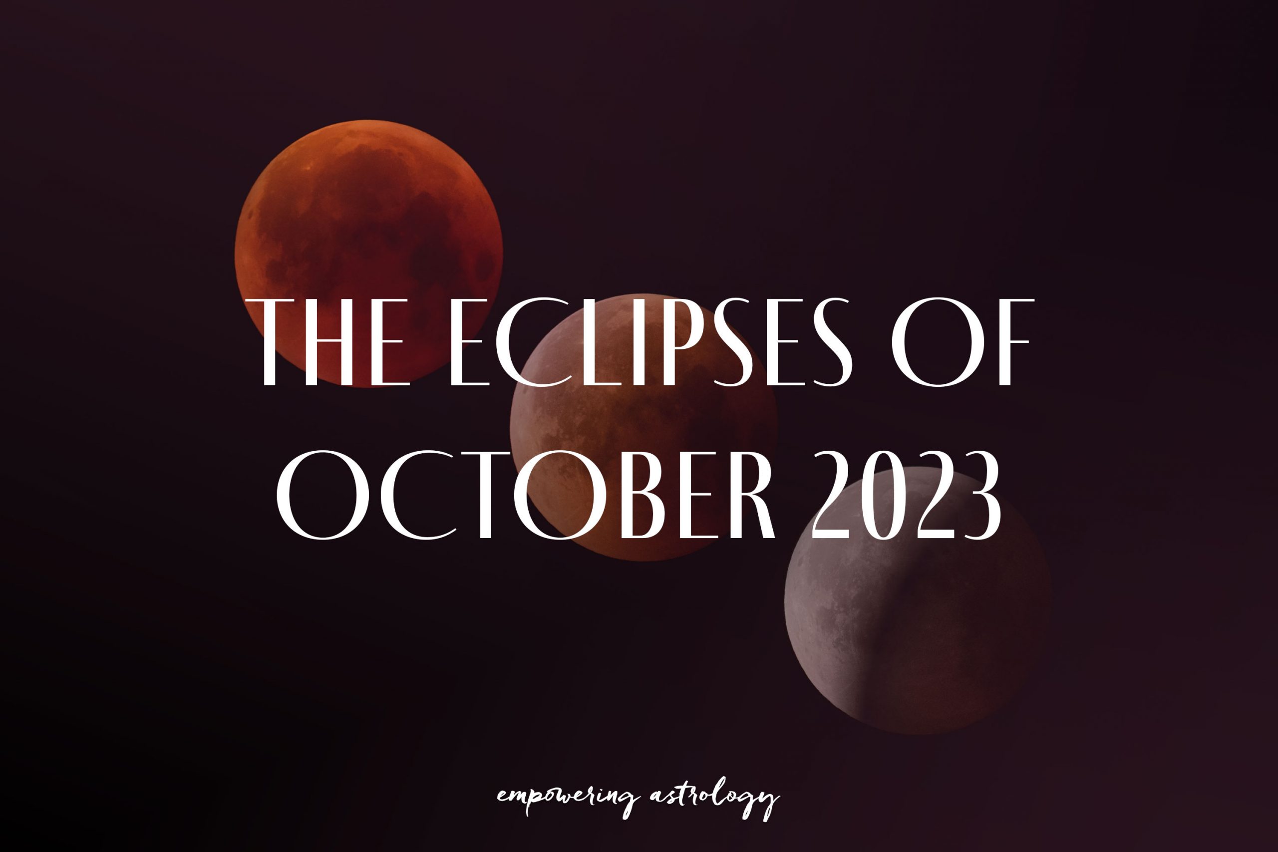Webinar — The Eclipses of October 2023